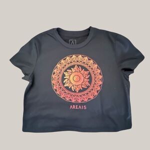 AREA15 Crop Top T-Shirt Sz S
